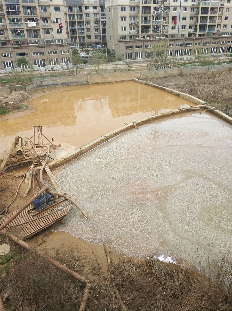 石拐沉淀池淤泥清理-厂区废水池淤泥清淤